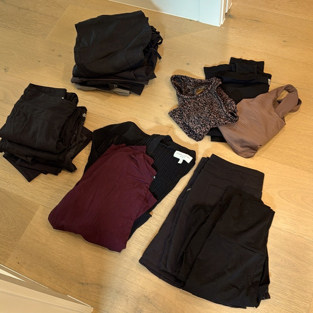 Athleta clearly out Multiple Item Package